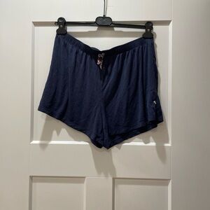 Women's Navy Sleep Shorts